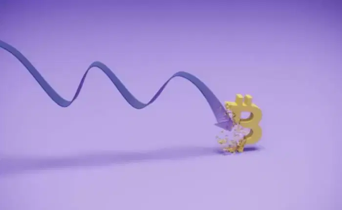 "It Drops from Here"...Bitcoin 50% Crash Warning Appears