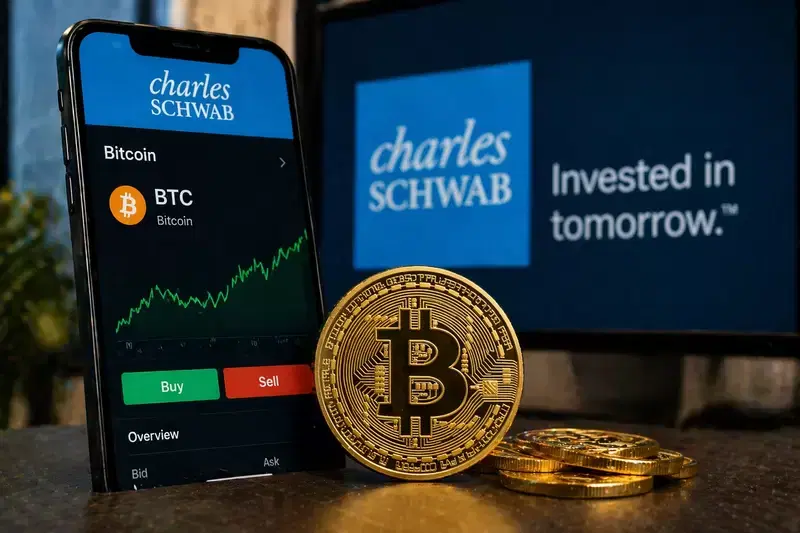 Charles Schwab Finally Opens 'Direct Trading' for Bitcoin...Wall Street Capital Influx Begins
