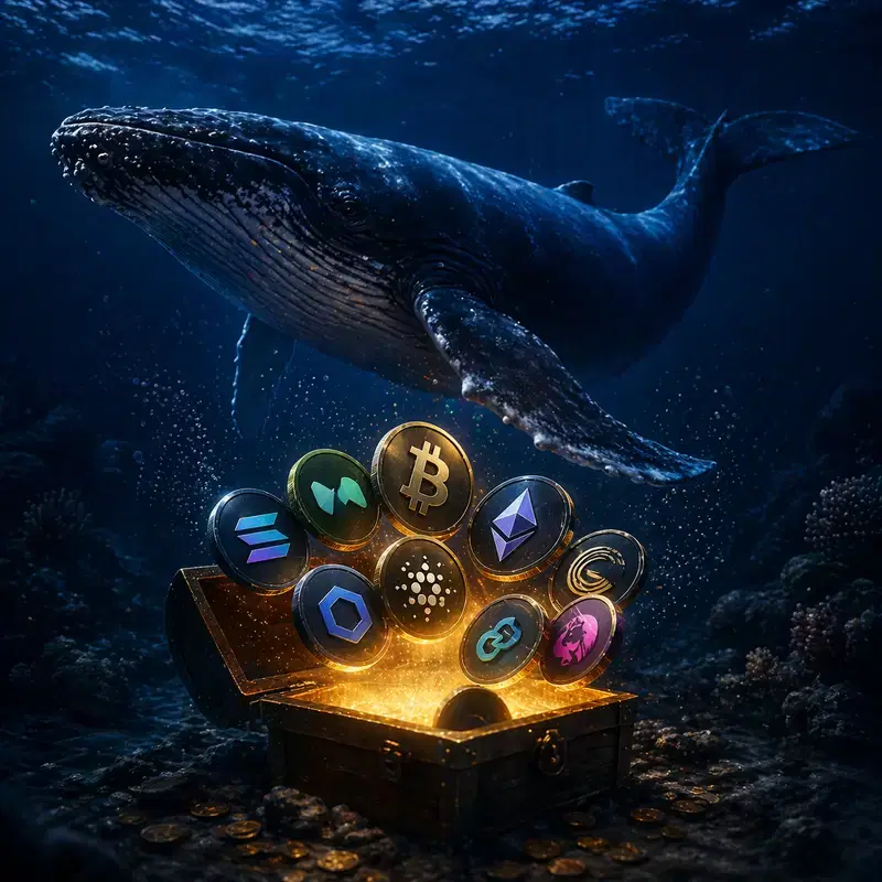 "Buying only Bitcoin is a loss"...2026, Whales Secretly Accumulating Valuable Altcoins Revealed