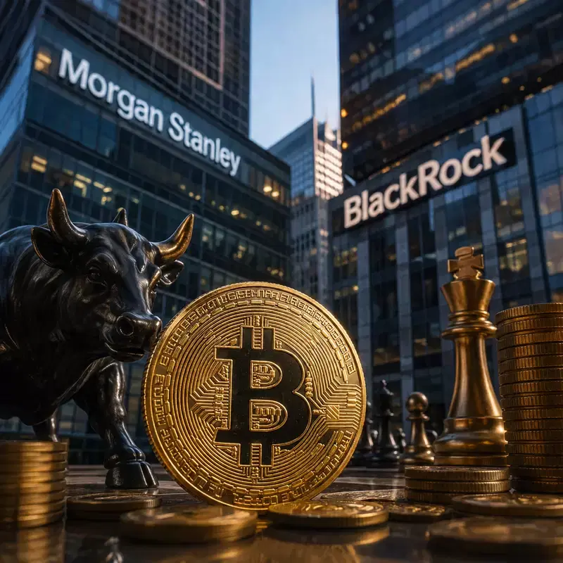 Morgan Stanley Threatens BlackRock's Top Spot in Bitcoin ETF... "BlackRock's Monopoly Will Soon End"