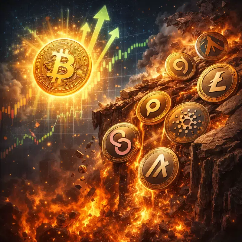 Bitcoin, back in 'solo run' mode...Are XRP and Dogecoin over?