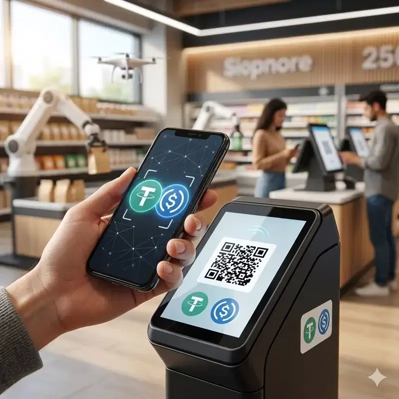 Cryptocurrency Cards Pay for Groceries and Fuel...USDT and USDC Enter Daily Life