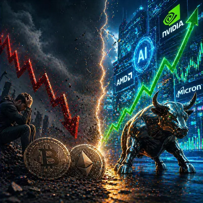 "While clinging to coins, AI stocks surged"...Cryptocurrency, is there still a contrarian investment opportunity?