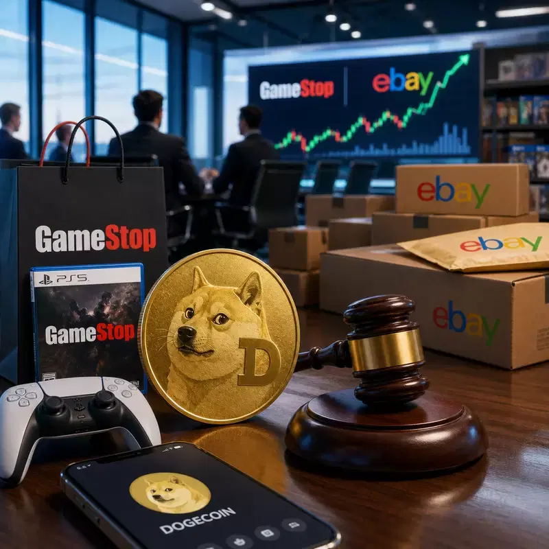 "Dogecoin Also Joins the Fray"...Meme Market Explodes on GameStop's 'eBay' Acquisition Proposal