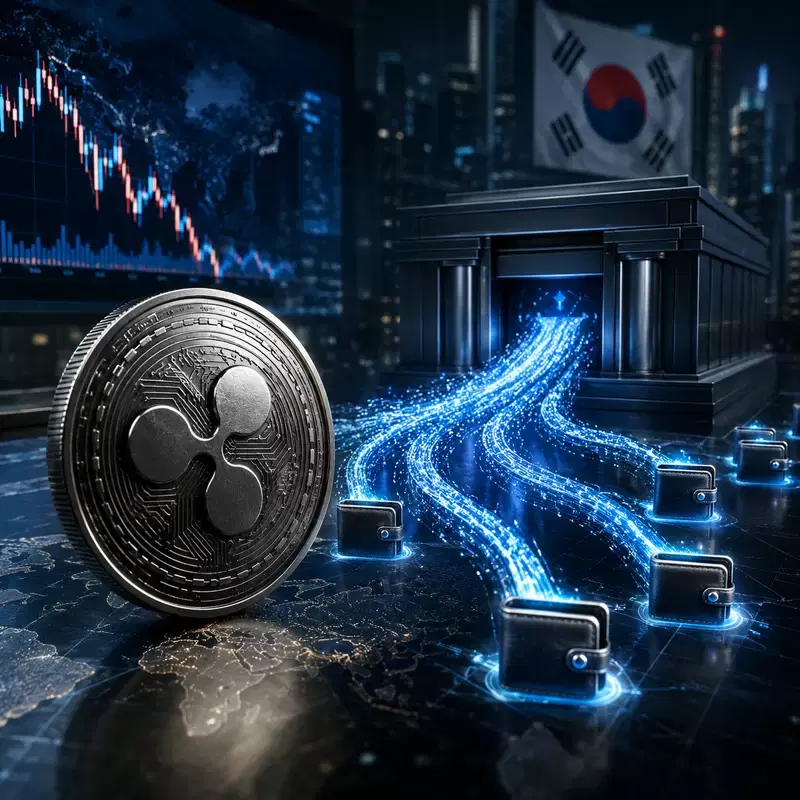 XRP, 6.3 million withdrawn en masse from Upbit... Where will the unknown whale go next?