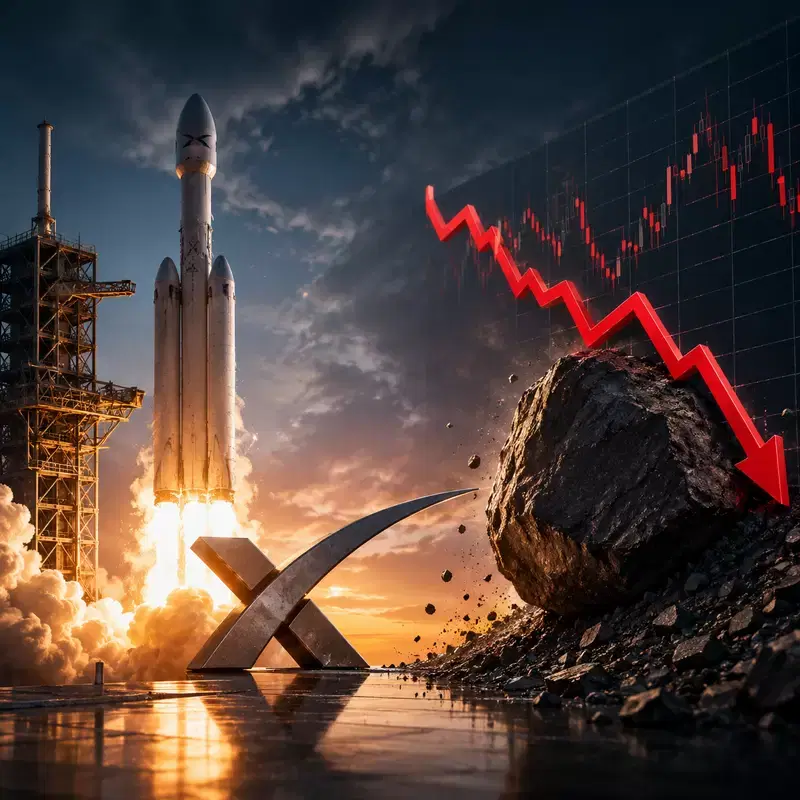 스페이스X(SPCX), 물량 폭탄 예고...주가 회복 후 다시 '폭락' 경고