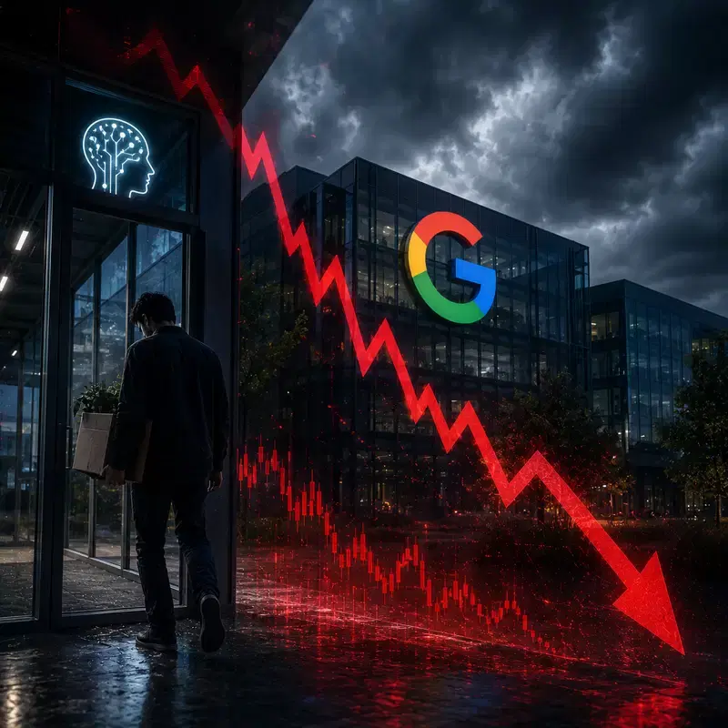 "Google's Top Talent Leaves"...Alphabet's Stock Plunges Amid $5.7 Billion Lawsuit Bomb