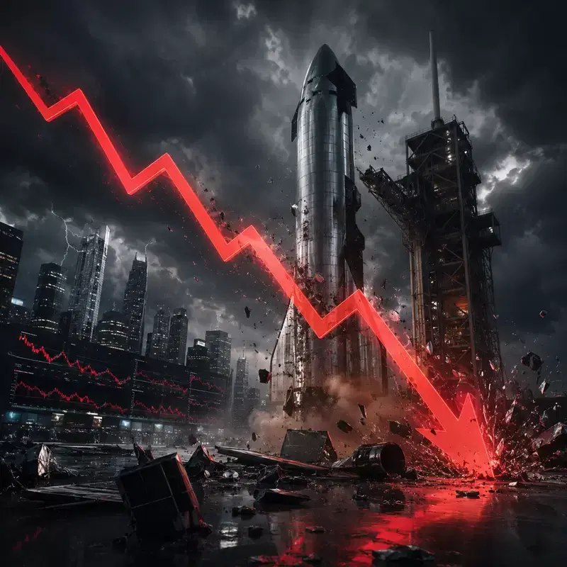 SpaceX (SPCX), good performance but... stock price 'plunges' due to AI spending burden