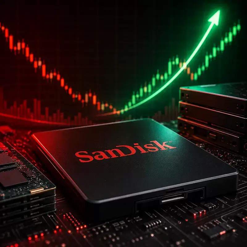 SanDisk (SNDK) Enters S&P 100 on AI Data Surge...Begins Testing $1,805 Resistance