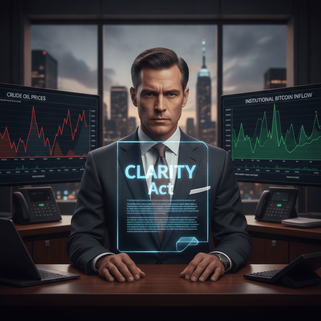 Amidst Oil Price Fears from the Middle East and Interest Rate Hike Pressure, Will the Crypto Market Pin Hopes on the 'Clarity Act'?